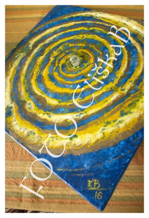 Mandala osudu ( 50cm x 50cm, plátno ) - 2.600Kč 